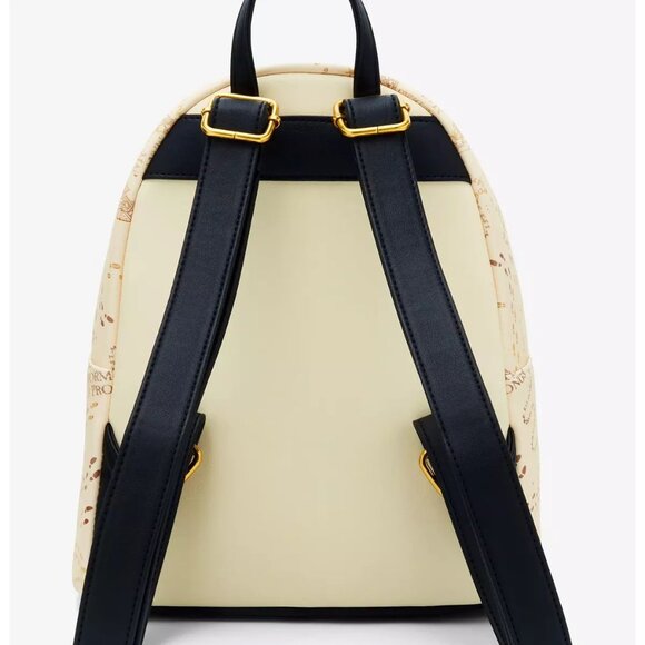 Loungefly Harry Potter Marauder's Map Floral Mini Backpack NWT - Picture 3 of 4